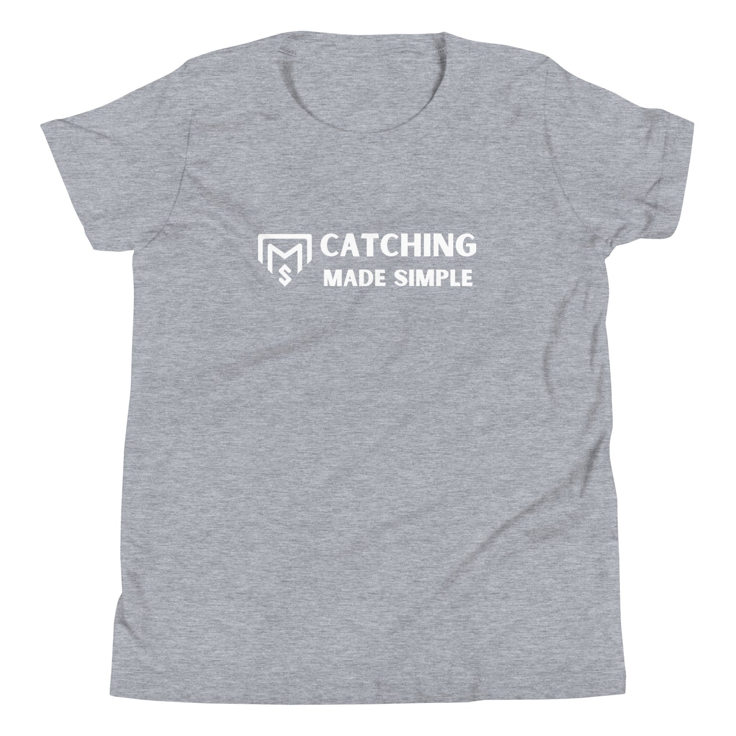 Youth Catching Made Simple Classic Tee Light