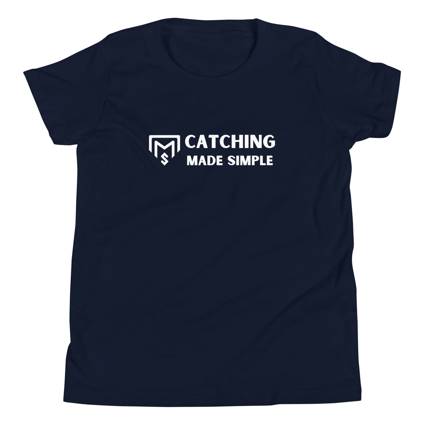 Youth Catching Made Simple Classic Tee Light