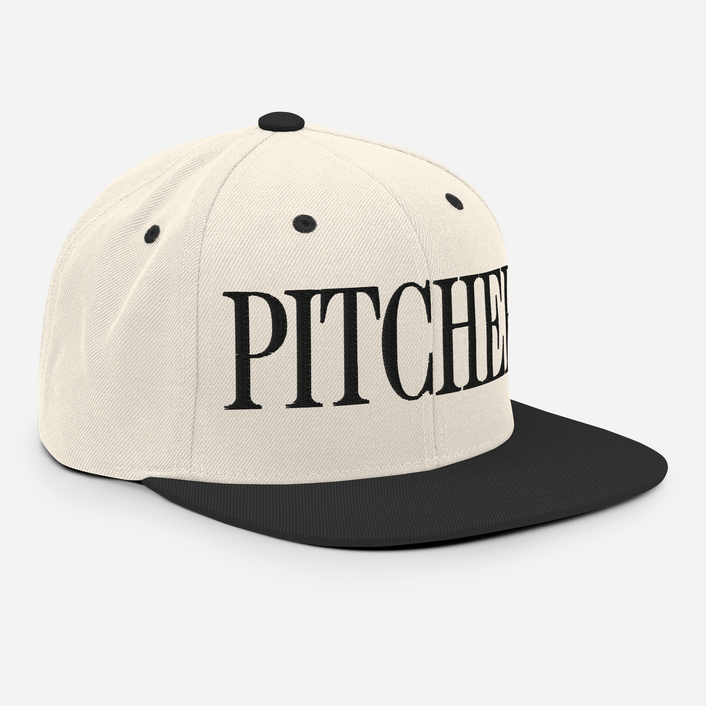 Across the Field Pitcher Retro Snapback Hat